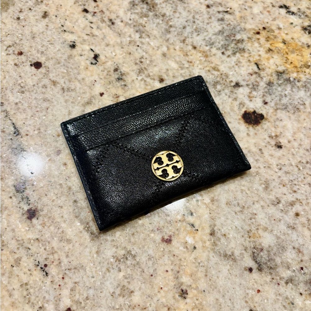 Tory Burch Black Card Holder